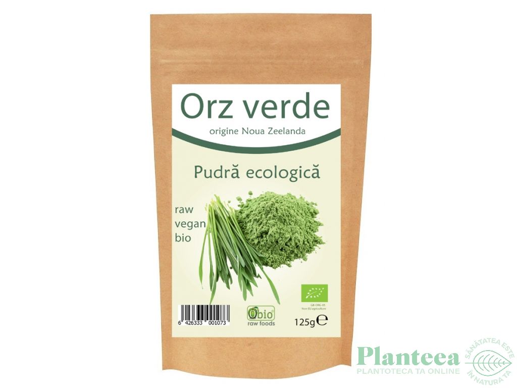 Pulbere orz verde bio 125g - OBIO