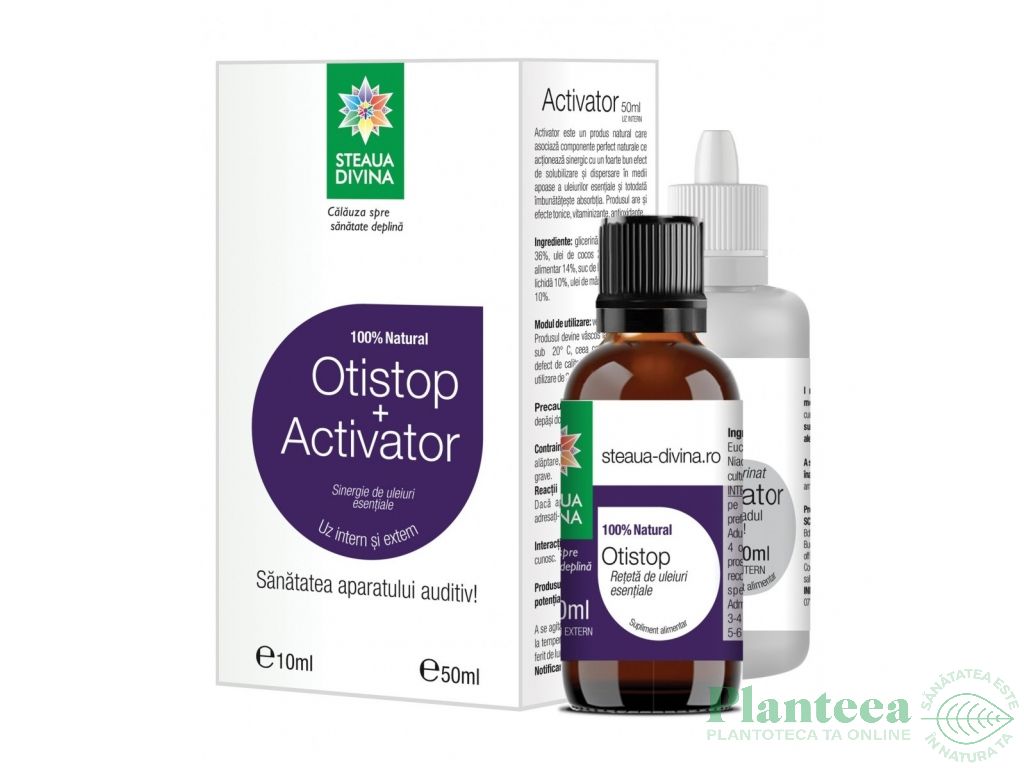 Kit Otistop 10ml+activator 50ml - SANTO RAPHAEL