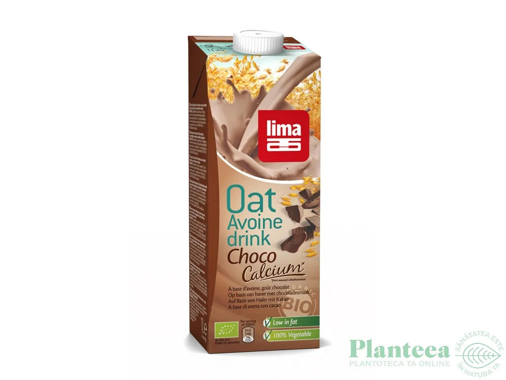Lapte ovaz Ca ciocolata bio 1L - LIMA