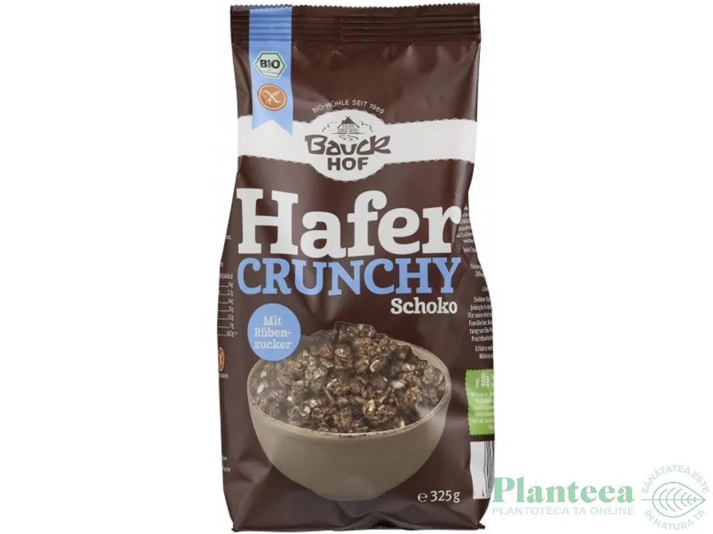 Fulgi ovaz crocanti ciocolata eco 325g - BAUCKHOF