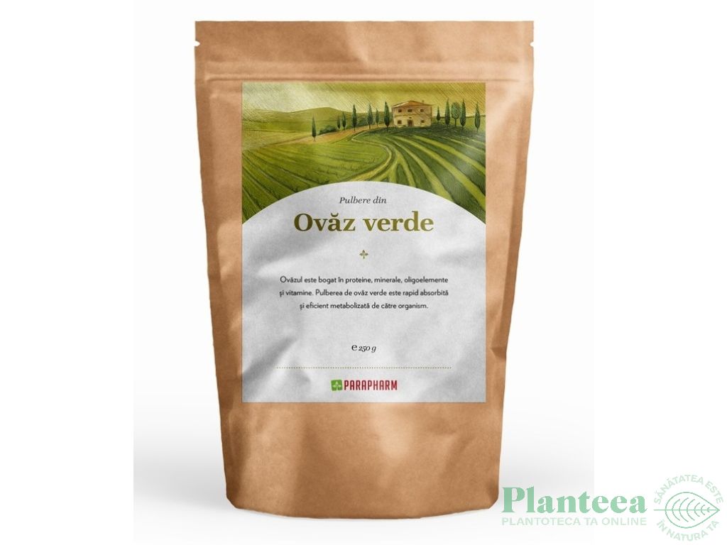 Pulbere ovaz verde 250g - PARAPHARM