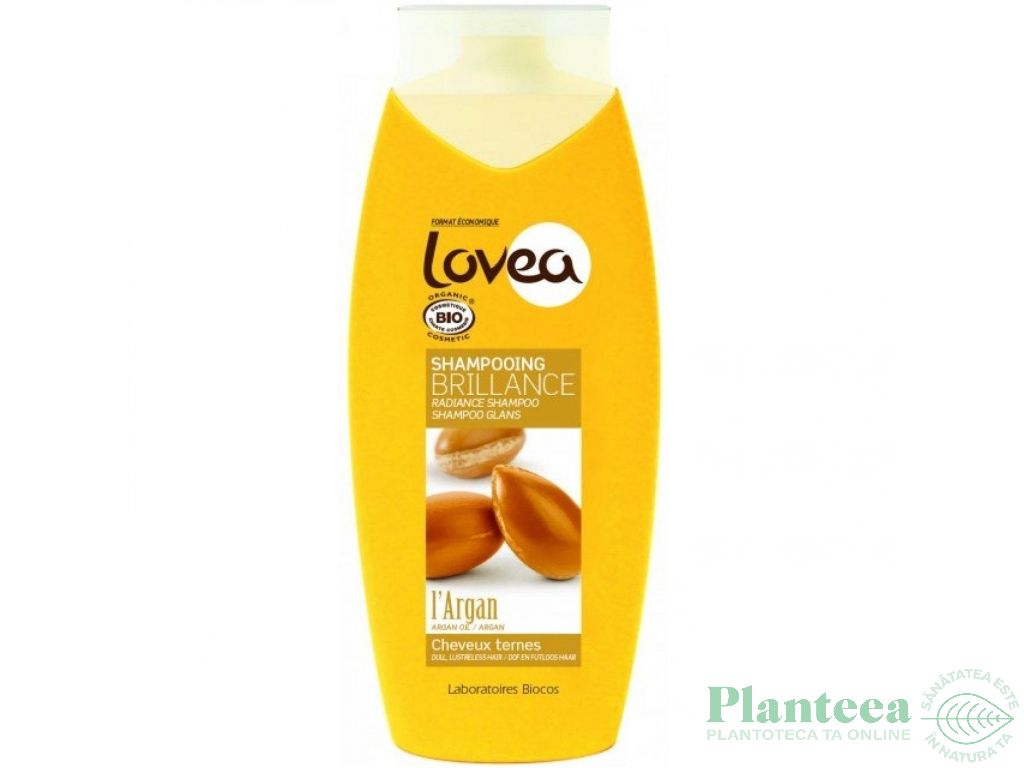 Sampon stralucire ulei argan 400ml - LOVEA