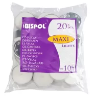 Lumanari pastila neparfumate 10h maxi punga 20b - BISPOL