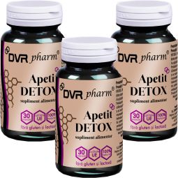 Set Apetit Detox 3x30cps - DVR PHARM