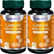 Pachet Carbune medicinal 300mg 2x60cps - DVR PHARM