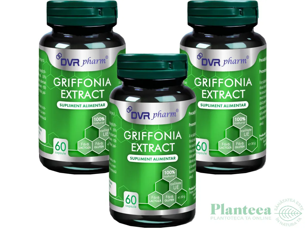 Set Griffonia extract 5HTP 3x60cps - DVR PHARM