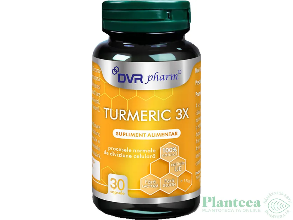 Turmeric 3X 1x30cps - DVR PHARM