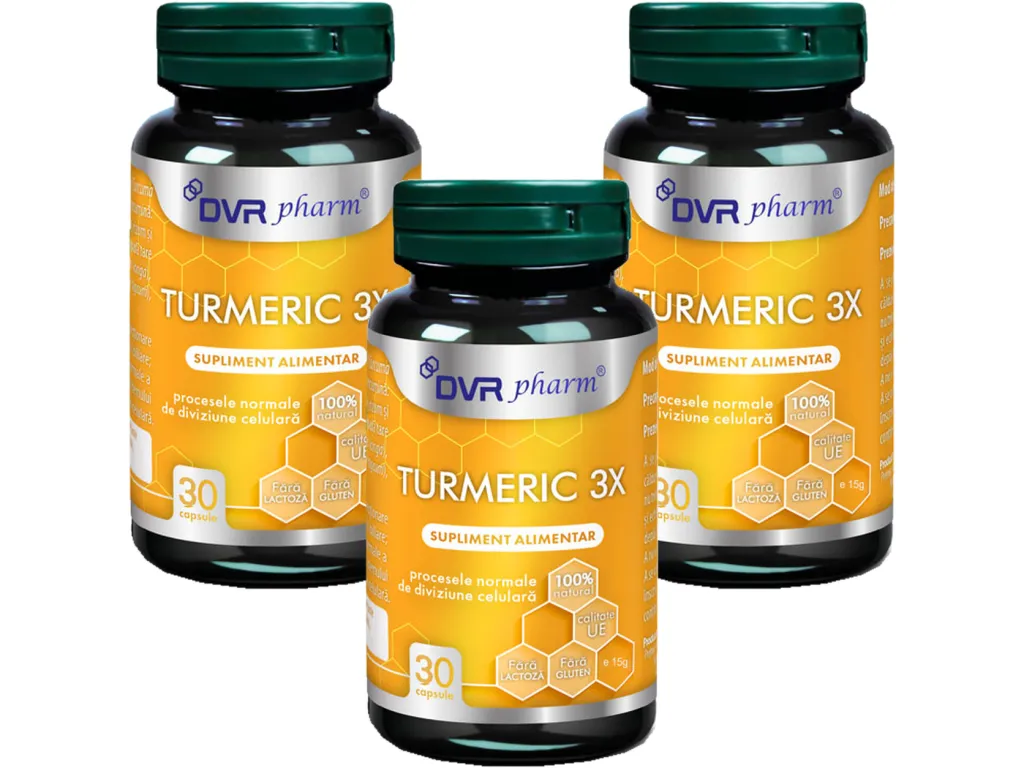 Set Turmeric 3X 3x30cps - DVR PHARM