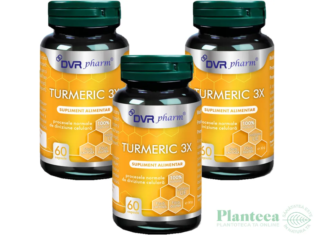 Set Turmeric 3X 3x60cps - DVR PHARM