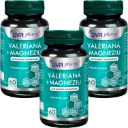 Set Valeriana magneziu 3x60cps - DVR PHARM