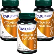 Set Vitamina D naturala 3x60cps - DVR PHARM