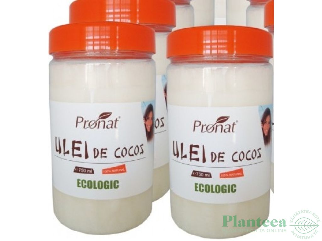 Ulei cocos RBD dezodorizat eco 750ml - PRONAT