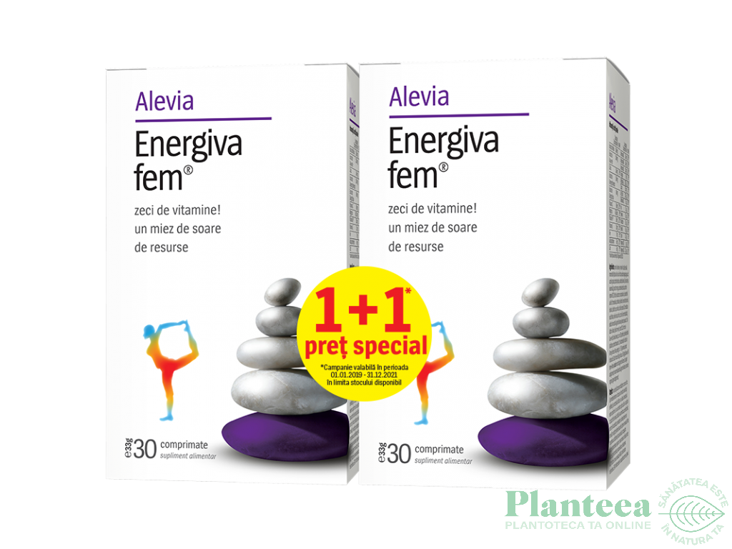 Pachet Energiva fem 2x30cp - ALEVIA