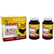 Pachet Vitamina E 420mg naturala 2x30cps - ADAMS