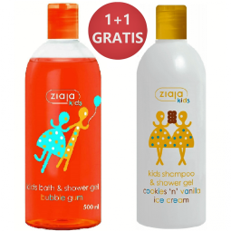 Oferta Kids Bath [gel dus guma 500ml+sampon gel dus prajituri inghetata vanilie 400ml] 2b - ZIAJA