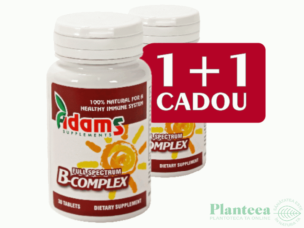 Pachet B complex 2x30cp - ADAMS