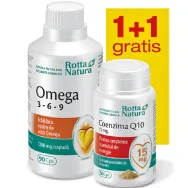 Pachet Omega369 90cps + Coenzima Q10 15mg 30cps - ROTTA NATURA