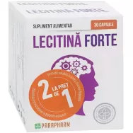 Pachet Lecitina forte 2x30cps - PARAPHARM