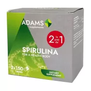 Pachet Spirulina 400mg 2x150cp - ADAMS SUPPLEMENTS