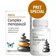 Pachet Complex menopauza 30cp+Calciu D3 40cp - ALEVIA