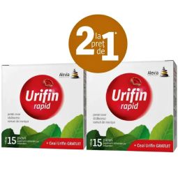 Pachet Kit Urifin rapid [solubil 15pl+ceai 20dz] 2b - ALEVIA
