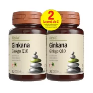 Pachet Ginkgo Q10 Ginkana 2x30cp - ALEVIA