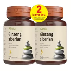 Pachet Ginseng Siberian 2x30cp - ALEVIA