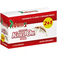Pachet Krill oil 500mg 3x30cps - ADAMS