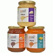Pachet Miere cruda [tei poliflora salcam] conventional 3x500g - APILAND