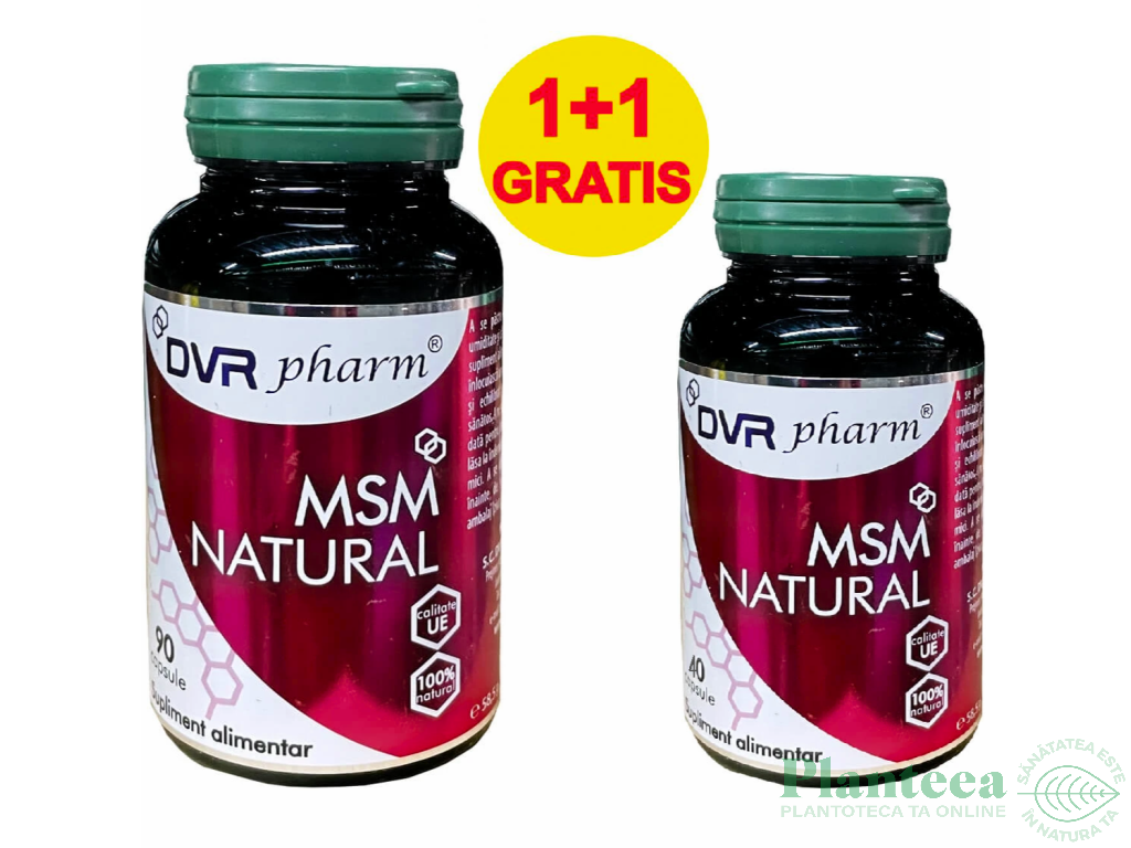 Pachet MSM natural 90+40cps - DVR PHARM