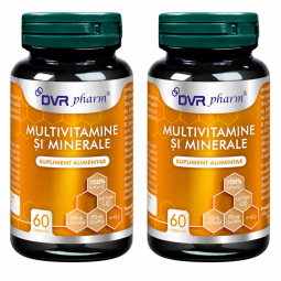 Set Multivitamine minerale 2x60cps - DVR PHARM