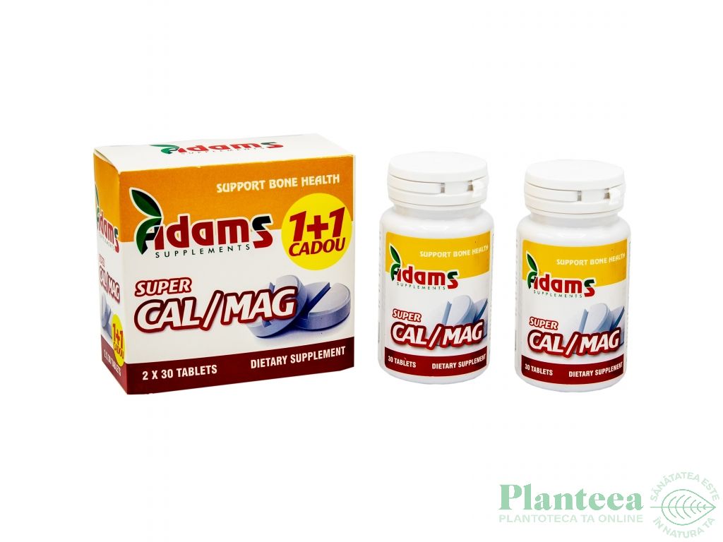 Pachet Super Calciu Mg 2x30cp - ADAMS