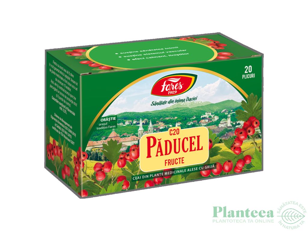 Ceai paducel fructe 20dz - FARES