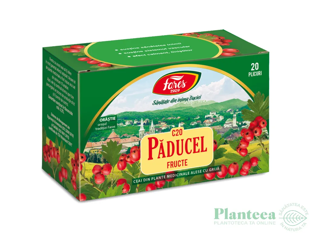 Ceai paducel fructe 20dz - FARES