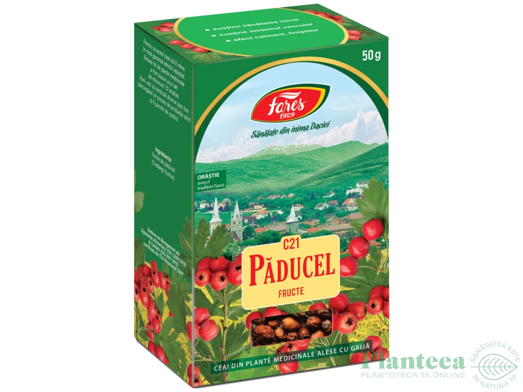 Ceai paducel fructe 50g - FARES