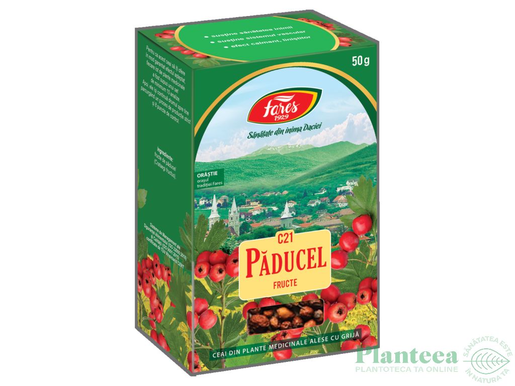 Ceai paducel fructe 50g - FARES