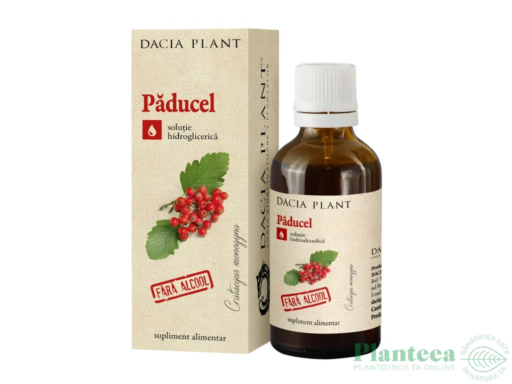 Extract hidrogliceric paducel flori frunze 50ml - DACIA PLANT