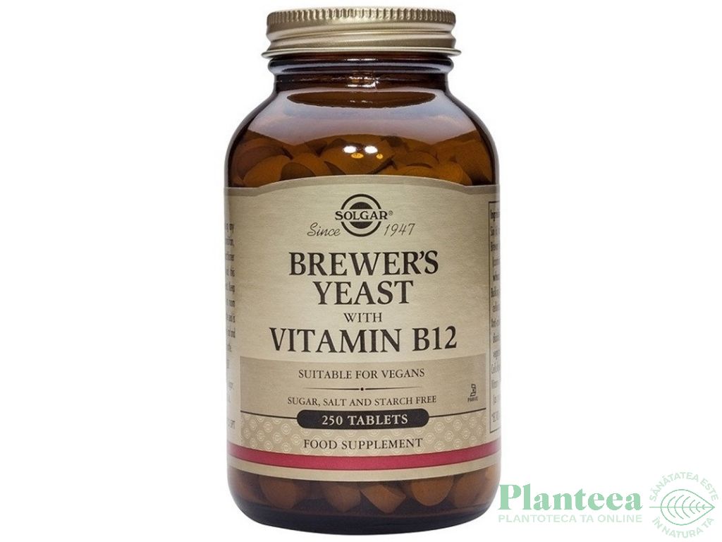 Drojdie bere vitamina B12 250cp - SOLGAR