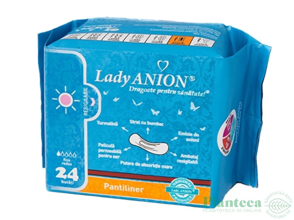 Absorbant zilnic 1pic Pantiliner 24b - LADY ANION
