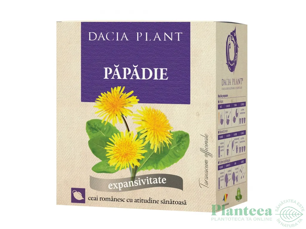 Ceai papadie flori frunze 50g - DACIA PLANT