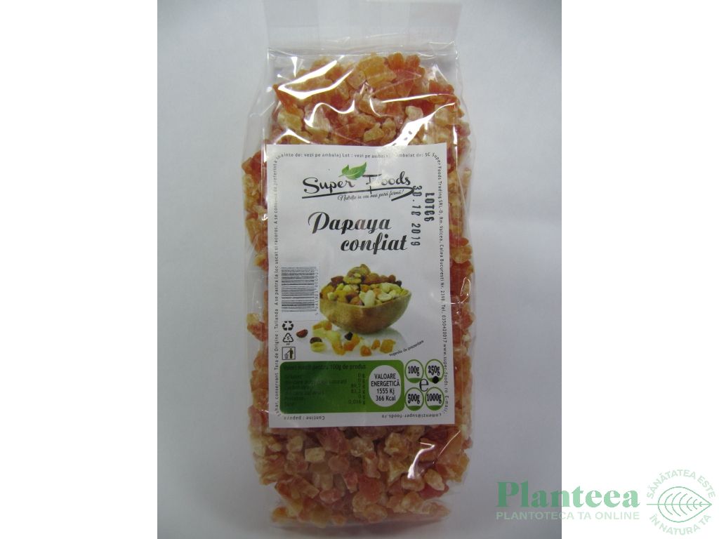 Papaya confiat 250g - SUPERFOODS