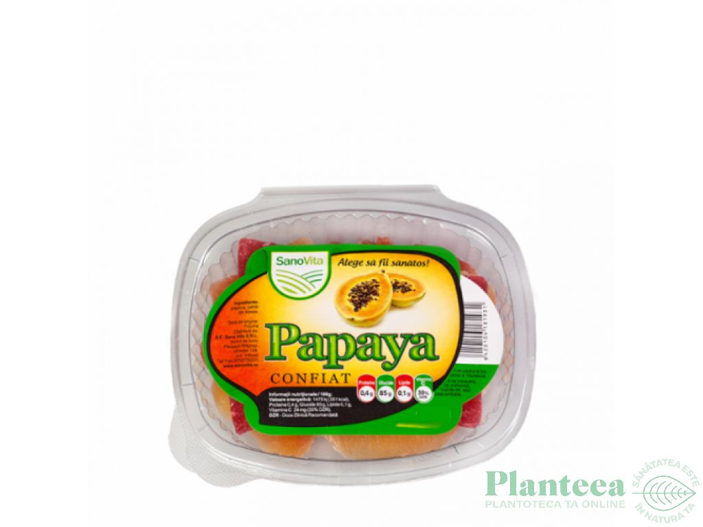 Papaya confiat 150g - SANOVITA