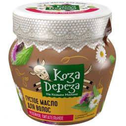 Masca par densa nutritiva toate tipurile lapte capra ulei brusture 175ml - KOZA DEREZA