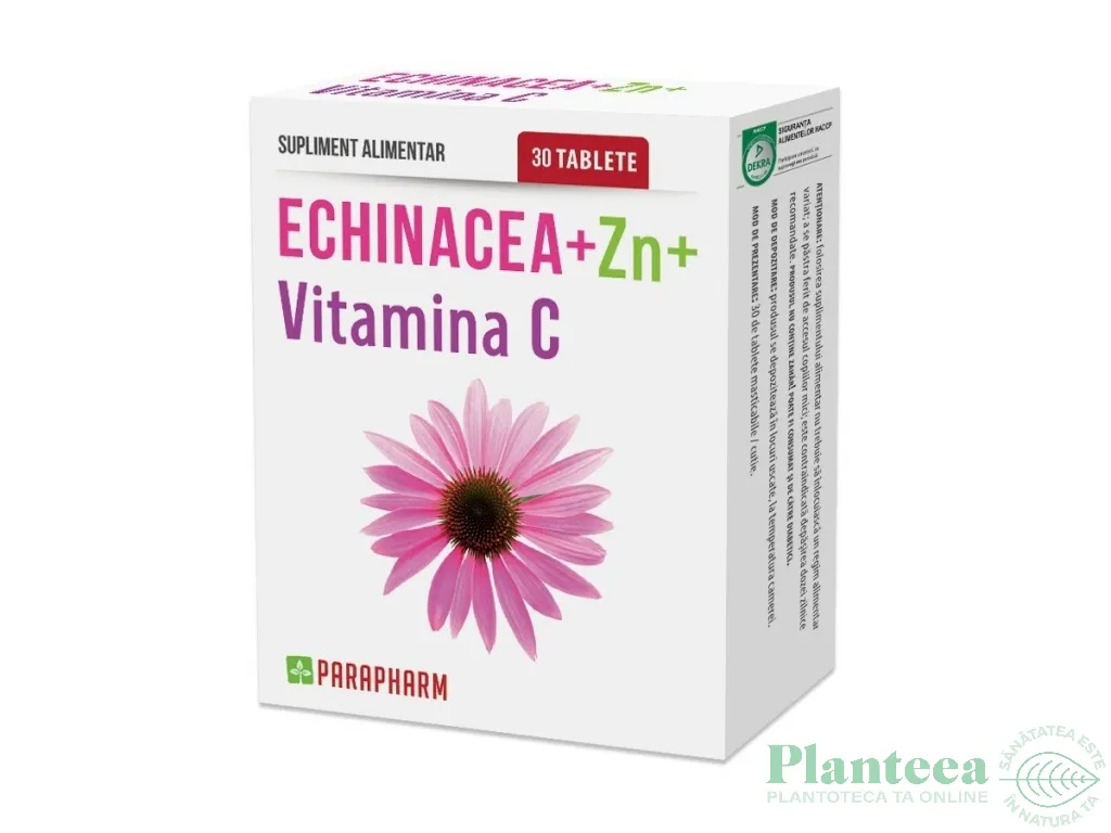 Echinaceea Zn C comprimate de supt 30cp - PARAPHARM