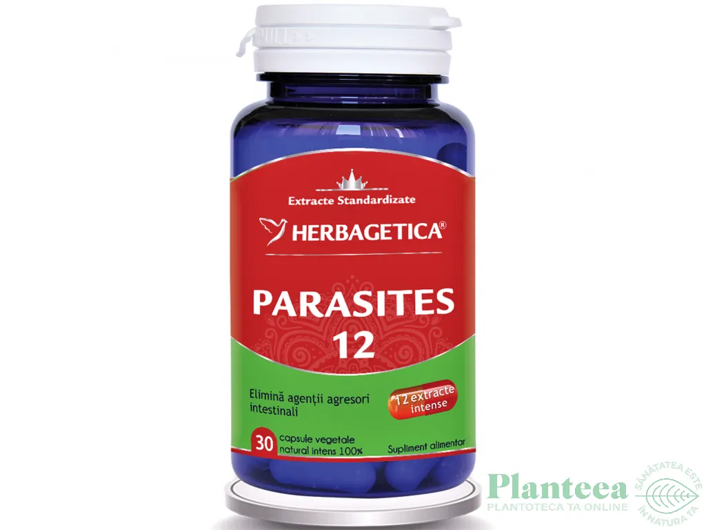 Parasites 12 detox forte 30cps - HERBAGETICA
