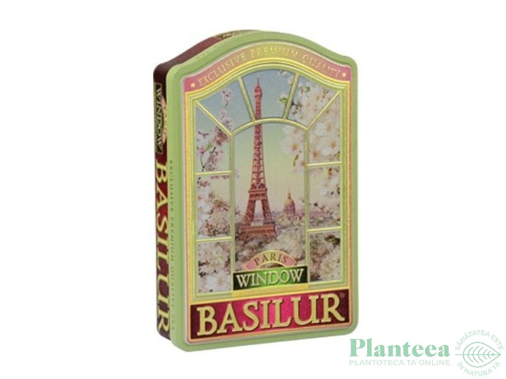 Ceai verde ceylon Window Paris cutie 100g - BASILUR