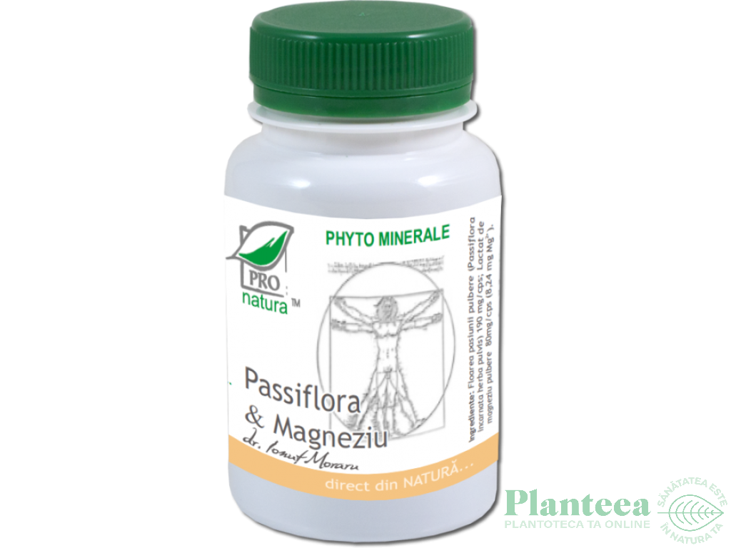 Passiflora Magneziu 60cps - MEDICA