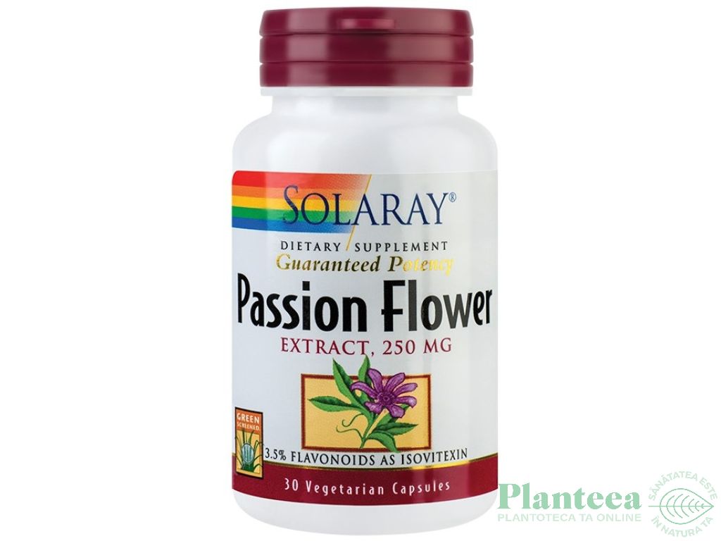 Passion flower 250mg 30cps - SOLARAY
