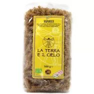 Paste fusilli grau integral 500g - LA TERRA E IL CIELO