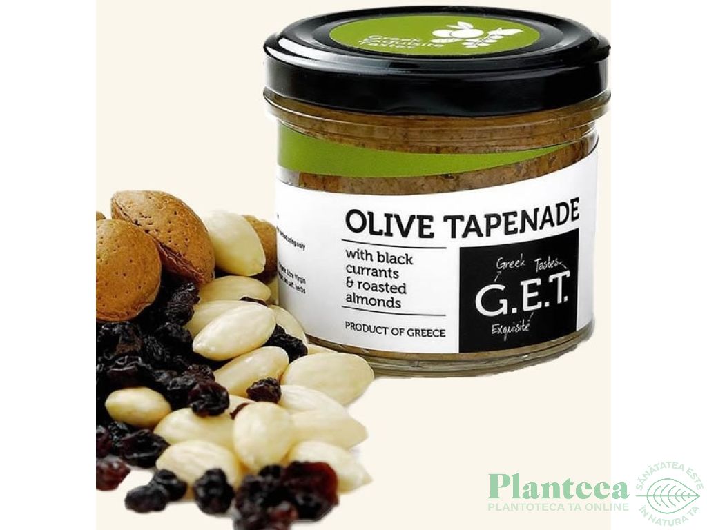 Pasta masline migdale coacaze Tapenade 105g - G.E.T.